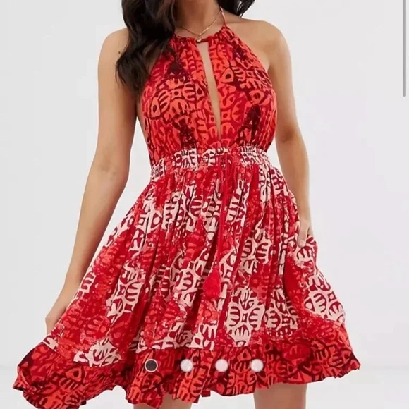 NWT Free People Beach Day Mini Dress S - Picture 4 of 11